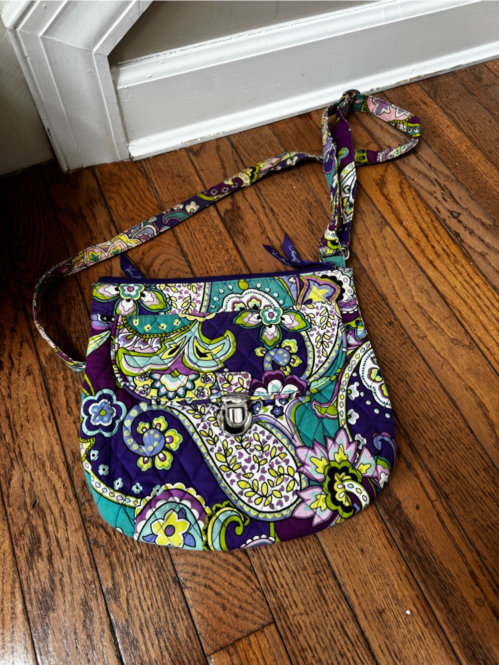 Vera Bradley Retired Heather Saddle Hipster